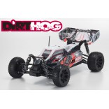 NOVO AUTOMODELO ELÉTRICO BUGGY DIRT HOG T2 COMPLETO 1/10 4X4 RÁDIO 2.4Ghz KT231P COM BATERIA E CARREGADOR KYOSHO KYO 34351T2B